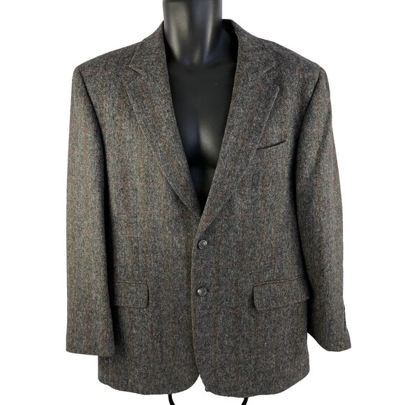 Mens Jos. A. Bank Camel Hair Herringbone Sport Coat Blazer Jacket Size 40S Short - Picture 1 of 9